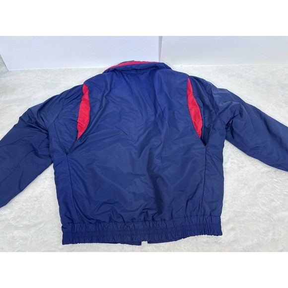 Amoco Oil Gasoline Made In the USA Crown Club Puffer Jacket Size L Large Vintage - Picture 9 of 10